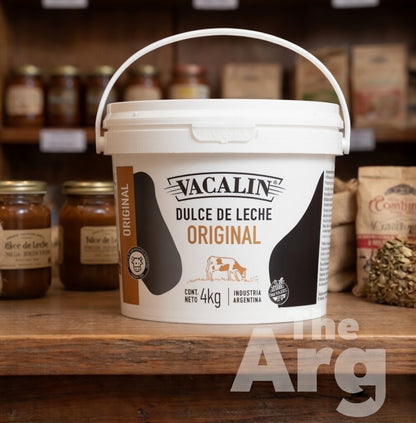 Dulce de Leche Vacalin Clásico Tradicional 4kg Formato Familiar
