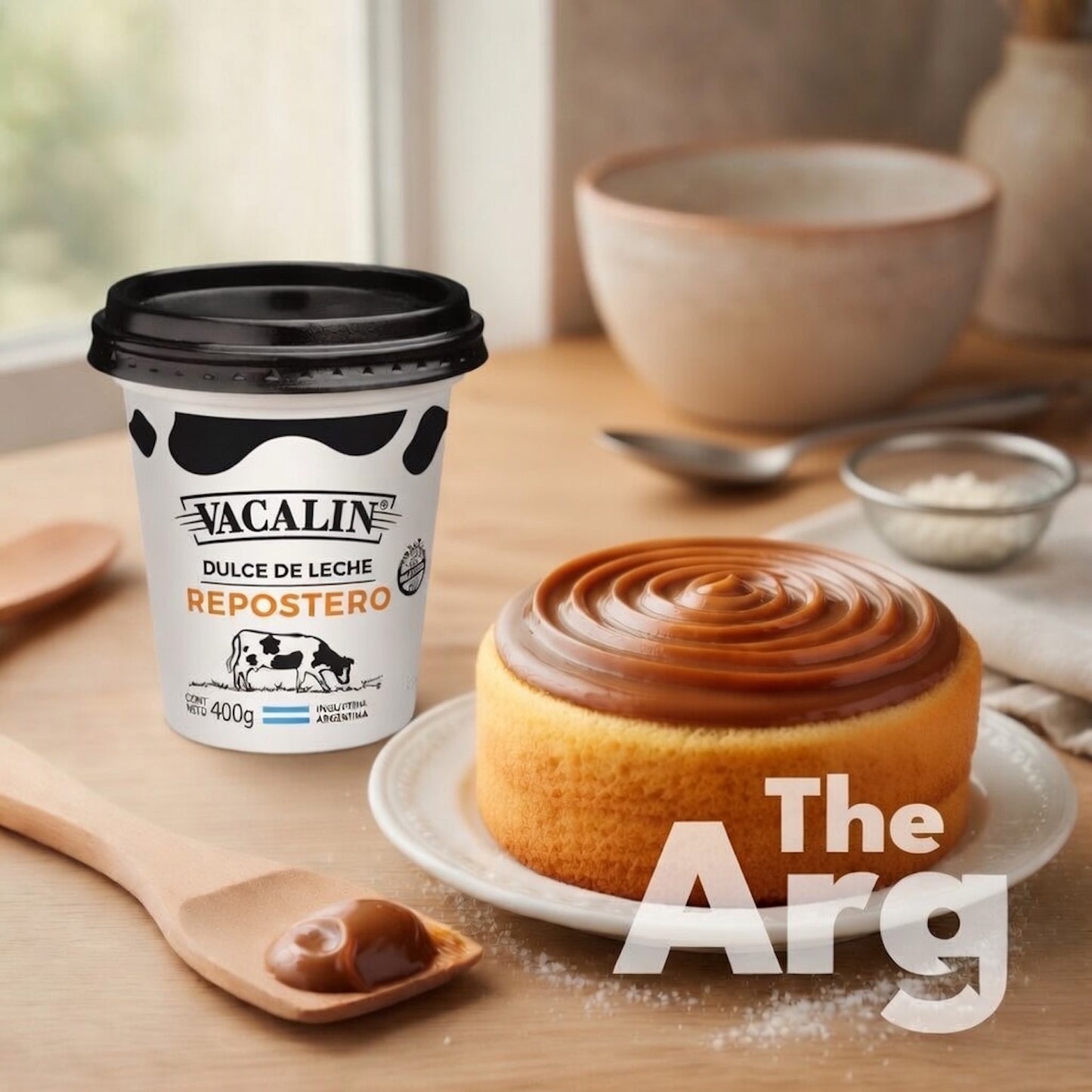 Vacalin Dulce de Leche Repostero 400g  | Argentine Baking Caramel Spread