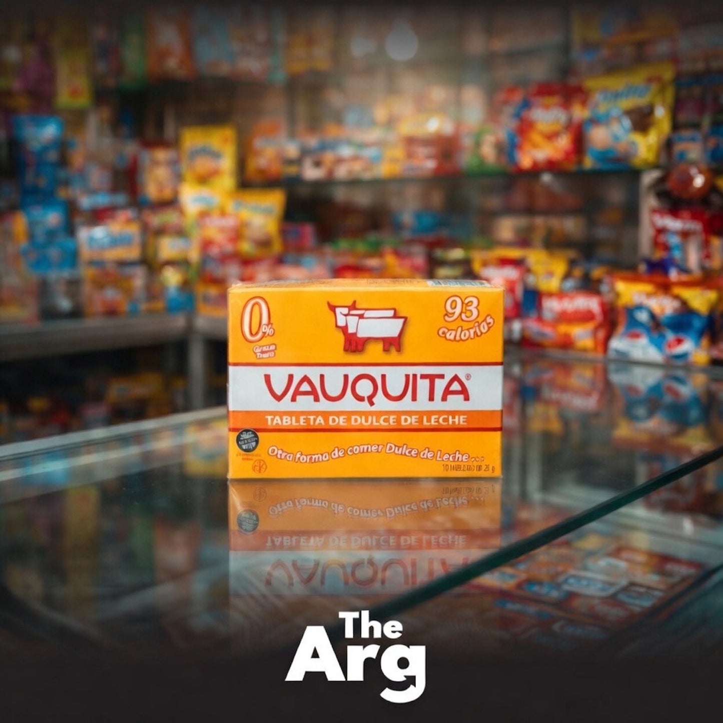 Vauquita Dulce de Leche Tablets Box (18 Units) – Gluten Free Argentine Milk Caramel Snack