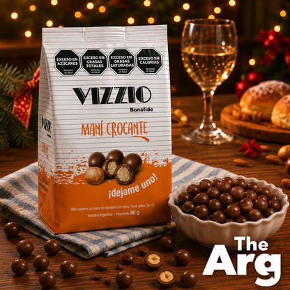 Vizzio by Bonafide Crunchy Peanut with Milk Chocolate Coating 80g / 3.22oz