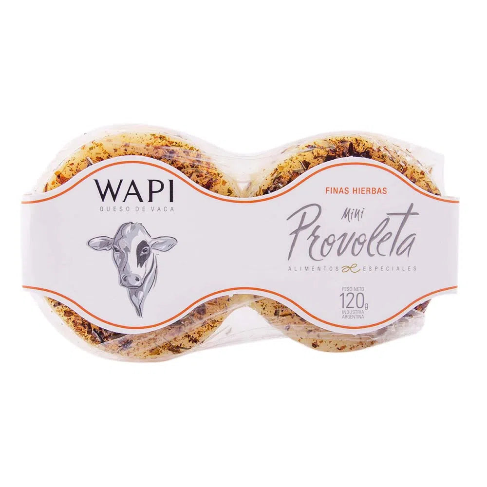 Queso Provoleta Wapi Mini Fine Herbs 120 Gr