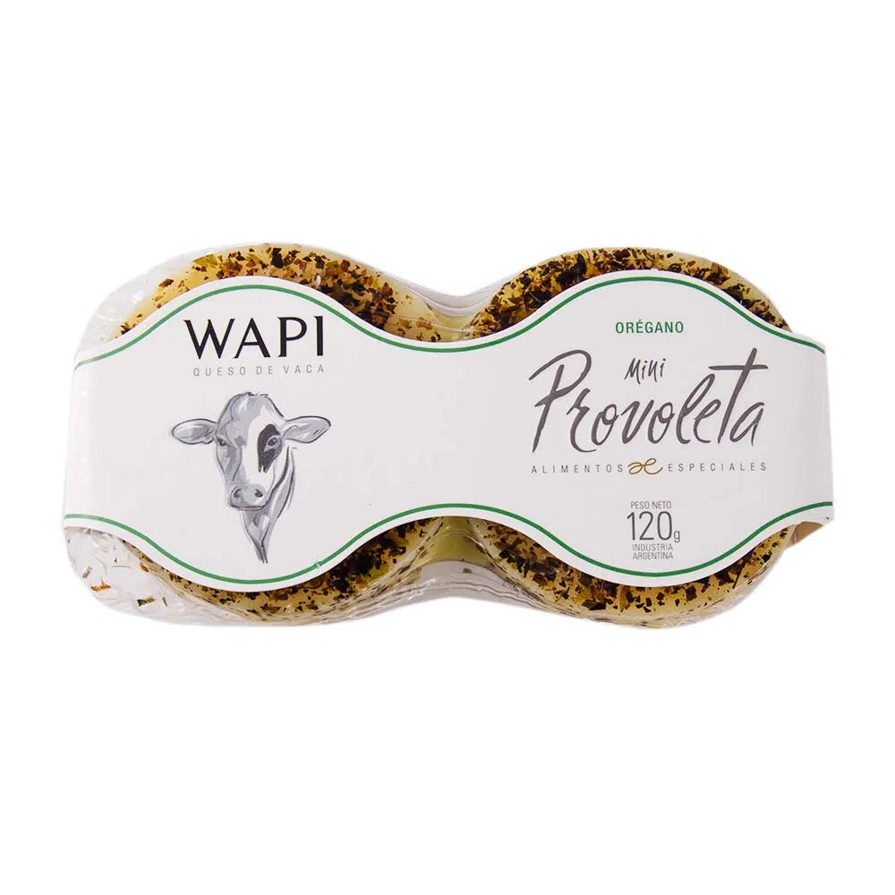 Queso Provoleta Wapi Mini Oregano 120 Gr