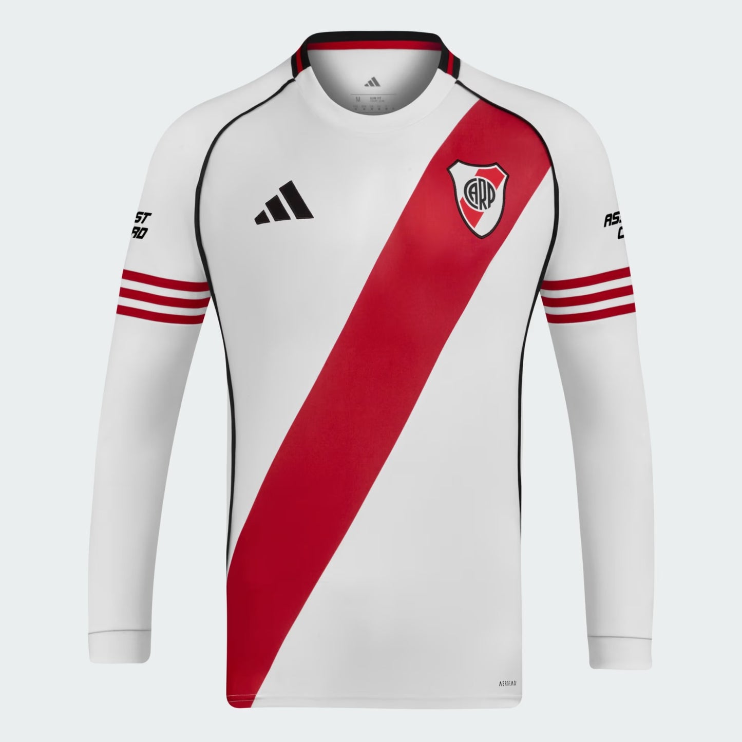 River Plate 25/26 Home Long Sleeved Jersey - Adidas Fan Version for Men