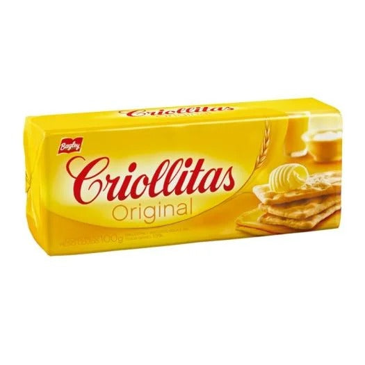 Criollitas Water Biscuits Classic Galletitas 100g /3.8oz