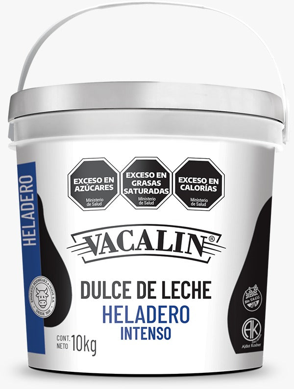 Vacalin Dulce de Leche Heladero INTENSO 10kg | Professional Argentine Ice Cream Dulce de Leche (Gluten Free)