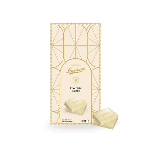 Lucciano’s Signature Tablet - White Chocolate Bar 90g/0.20lb