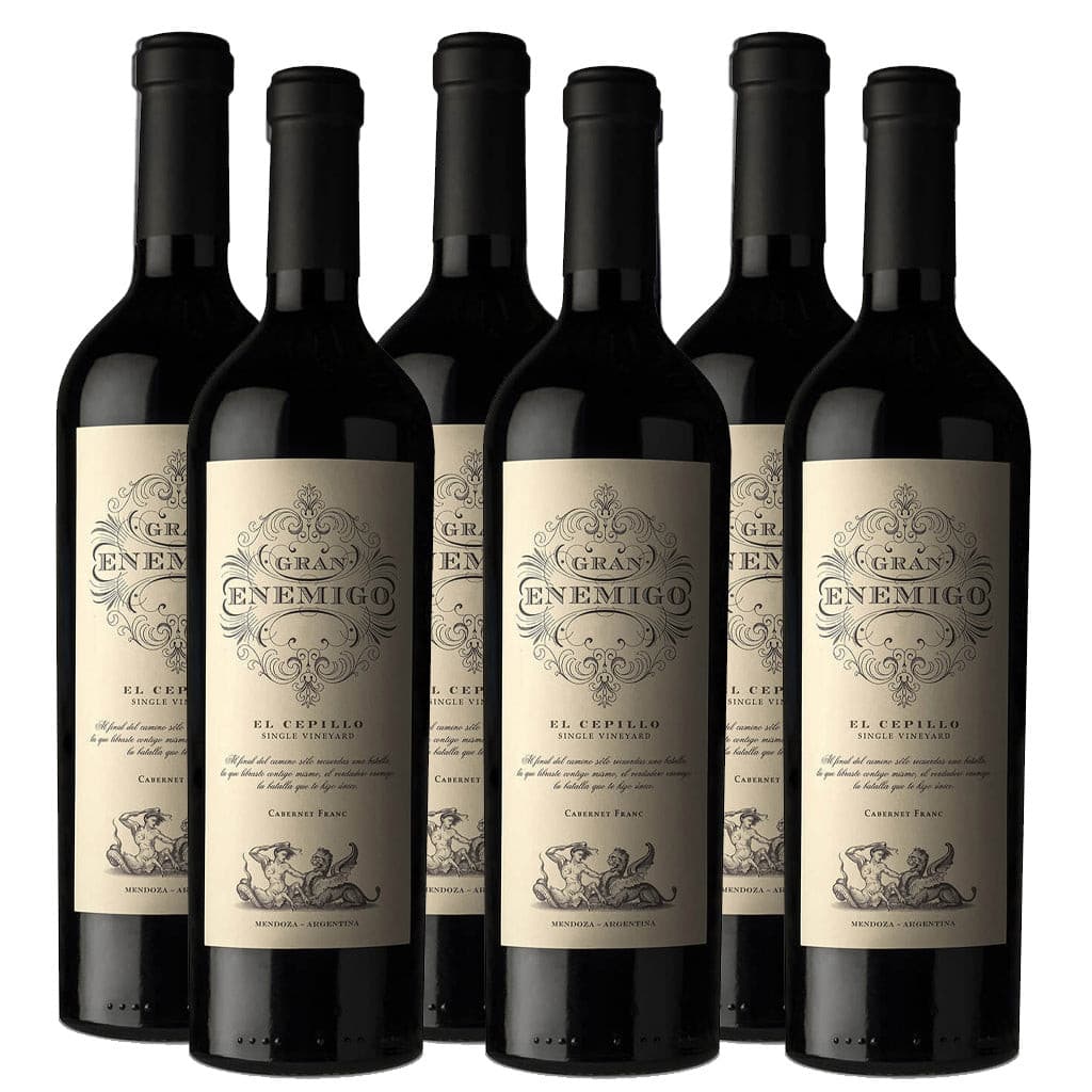 Gran Enemigo El Cepillo Cabernet Franc 750 ml (box of 6 bottles).