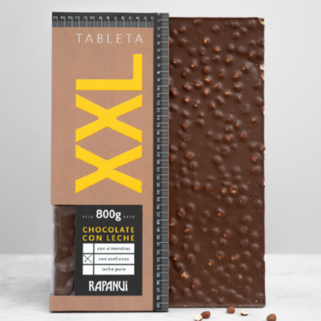 RapaNui XXL Milk Chocolate With Hazelnuts 850 g
