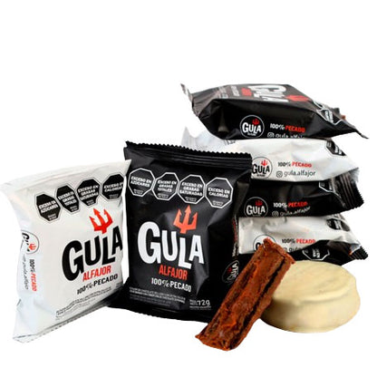 GULA White Chocolate Alfajor with Dulce de Leche 72g | Authentic Argentine Cookie