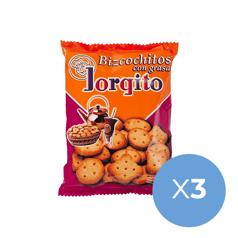 Jorgito Classic Flour Biscuits x3.