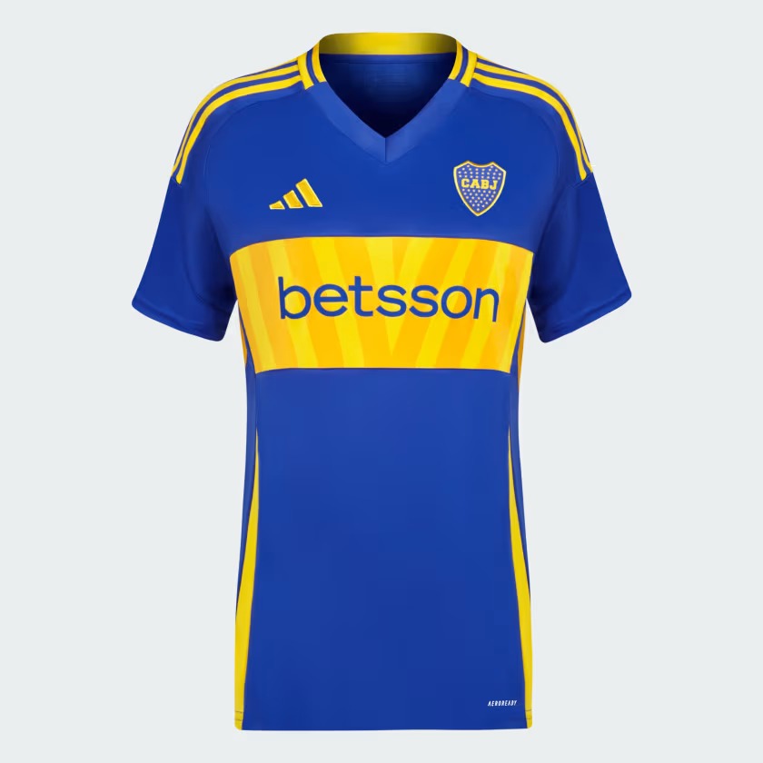 Boca Juniors 24/25 Home Jersey - Adidas Fan Version for Women