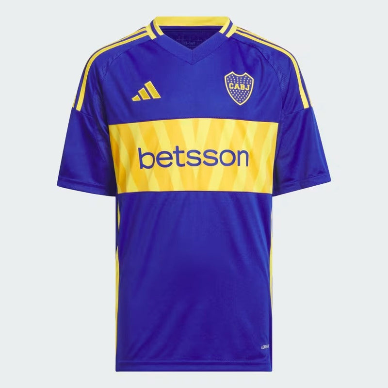 Boca Juniors 24/25 Home Jersey - Adidas Fan Version for Kids