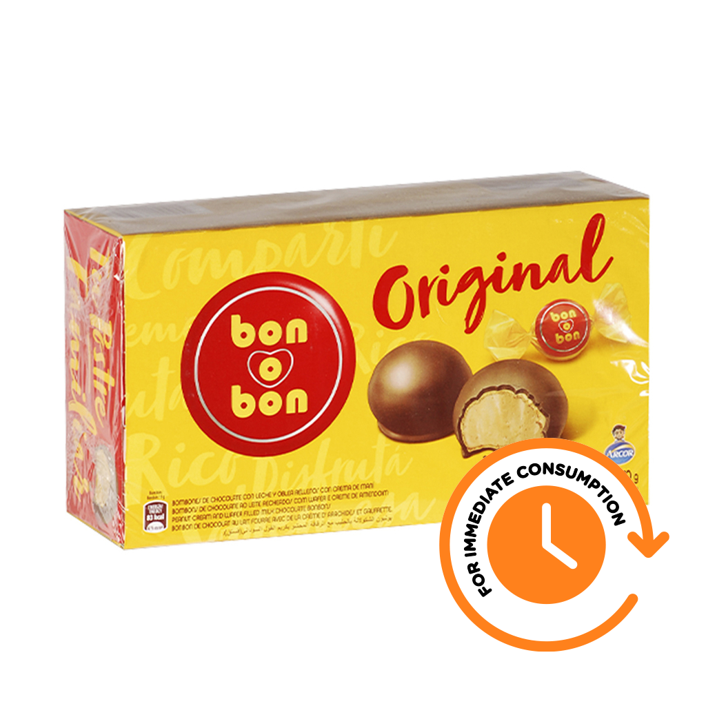 SALE Bon O Bon Bombons with Peanut Cream Filling and Wafer 270g