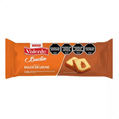 Valente Dulce de Leche Filled Pound Cake 220g | Argentine Sweet Cake