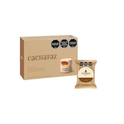 Alfajores Cachafaz Cornstarch Maicena with Grated Coconut 6 units 456 g / 16.8 oz