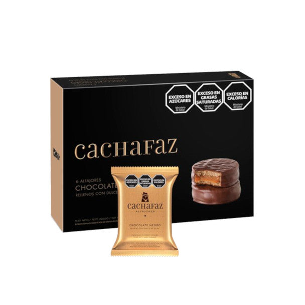 Alfajor Cachafaz Chocolate 6 units 360 g / 12.6 oz