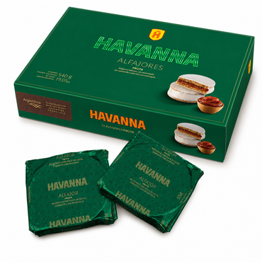 Alfajor Havanna Fruta Italian Meringue Merengue with Quince Jelly 12 units 612 g / 1.34 lb
