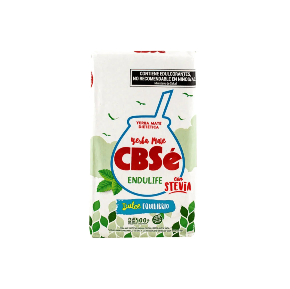 CBSÉ Endulife Yerba Mate with Stevia 500g / 1.1 lb | Naturally Sweet Argentine Mate