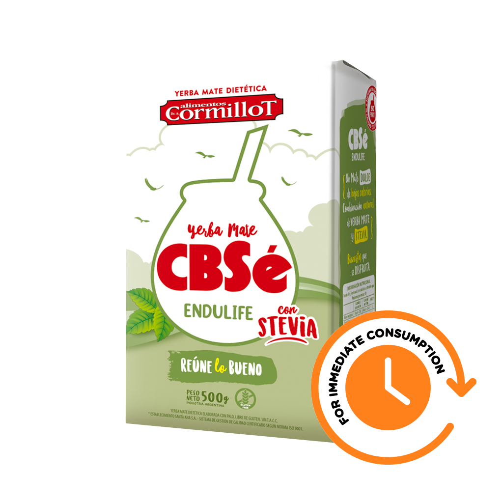 SALE CBSÉ Endulife Yerba Mate with Stevia, 500 g / 1.1 lb