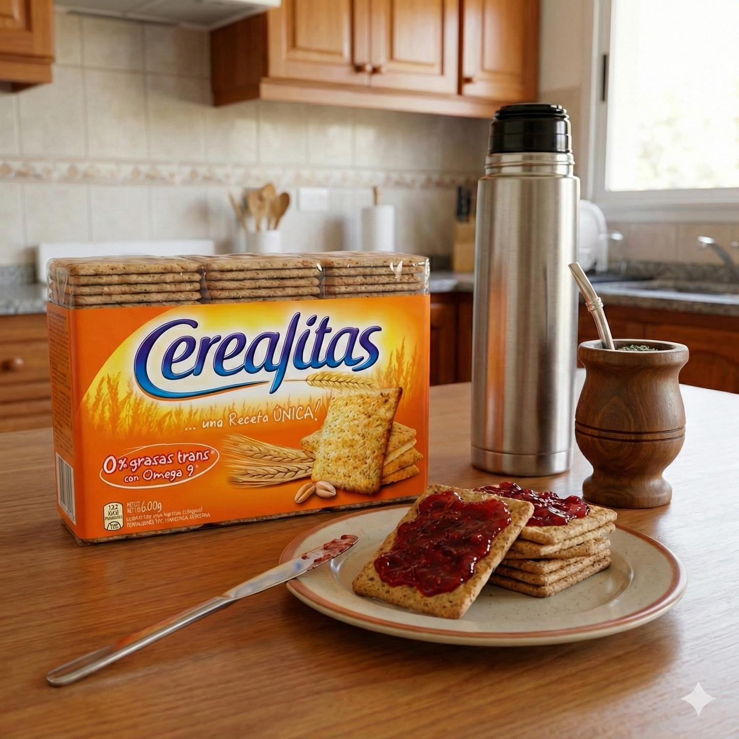 Cerealitas Wholegrain Crackers Galletitas, 200 g / 7.1 oz (Pack of 3)