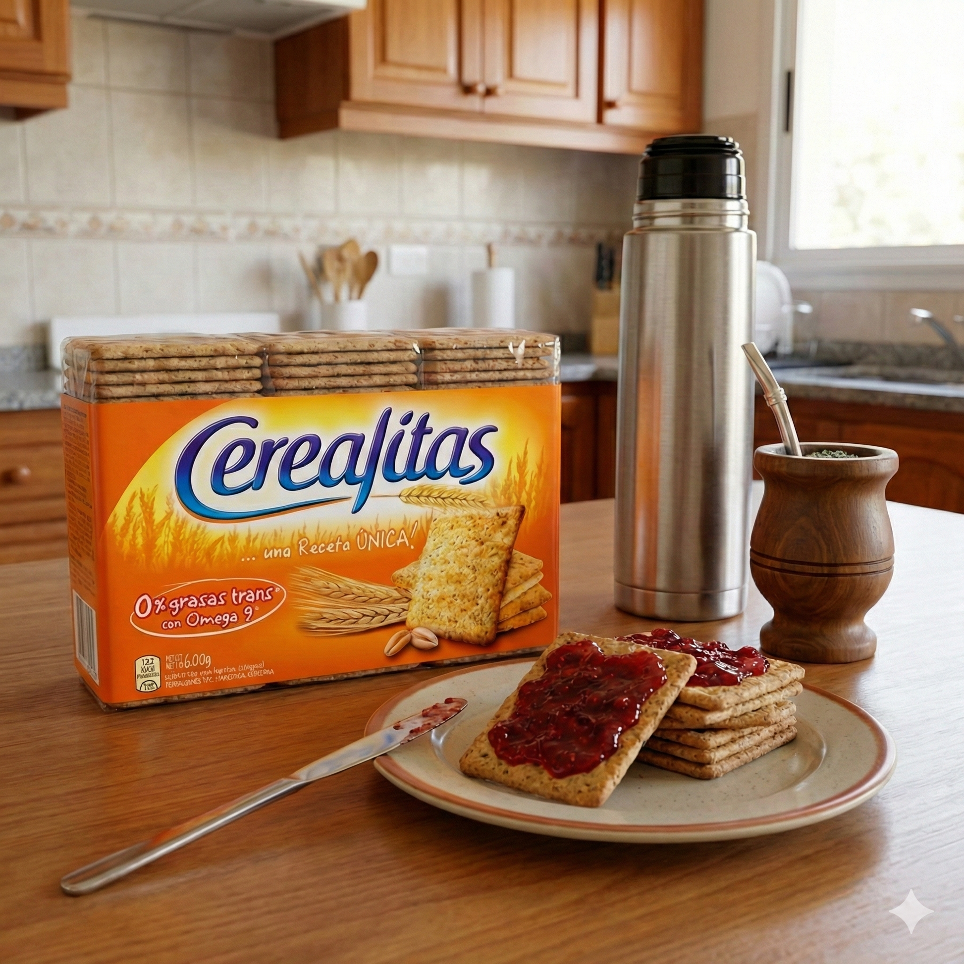 Cerealitas Wholegrain Crackers Galletitas, 200 g / 7.1 oz (Pack of 3)