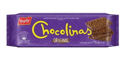 Chocolinas Chocolate Cookies Pack x3 (170g / 6.0 oz Each)