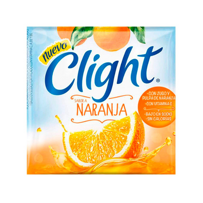 Clight Powdered Juice Orange Flavor Sugar Free (box of 20) 160 g / 5.6 oz