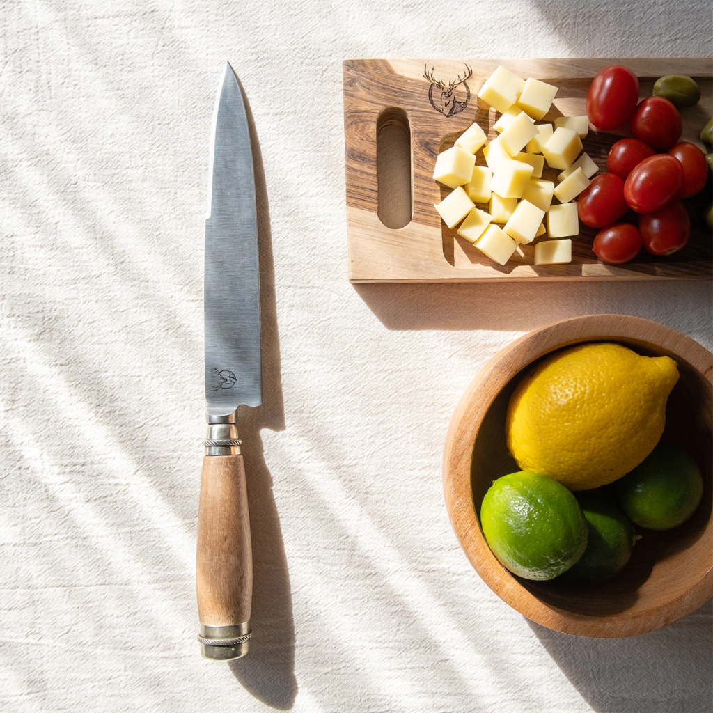 20 cm Knife – Round Wood Handle