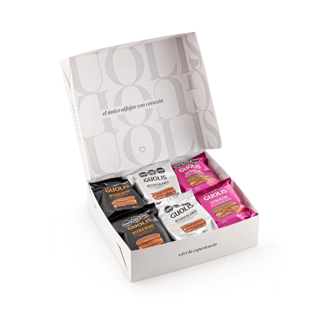 Guolis Mix White-Dark-Extra Blend Alfajores 12 units 800 g / 28.2 oz