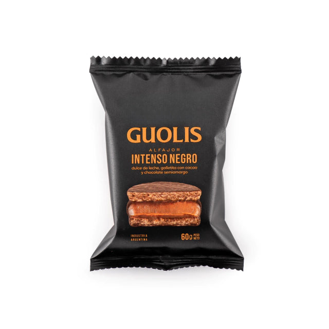 Guolis Intense Dark Alfajores  6 units 400 g / 14.1 oz