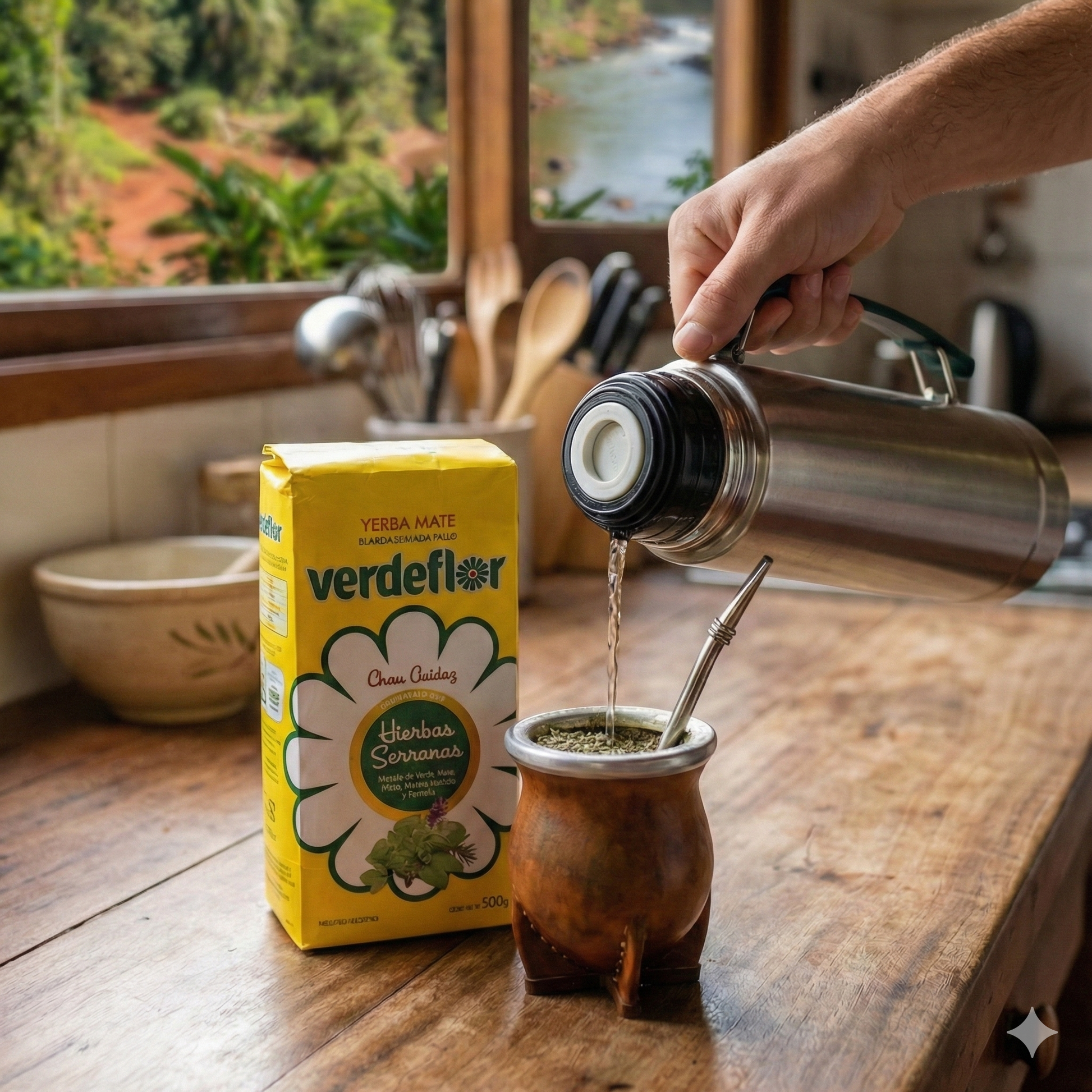 Yerba Mate Verdeflor Hierbas Serranas 500 g