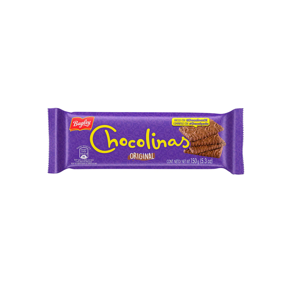 Chocolinas Chocolate Cookies 150g PACK x3 Units | The Argentino