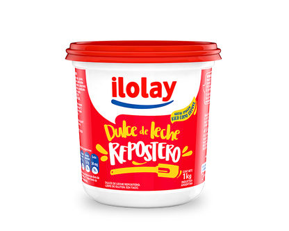 Dulce de Leche Ilolay Repostero 1 kg / 2.2 lb