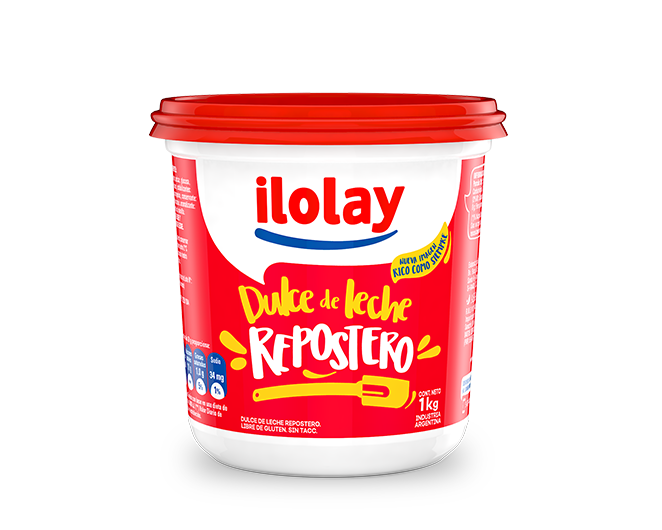 Dulce de Leche Ilolay Repostero 1 kg / 2.2 lb