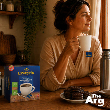La Virginia Balanced Roasted Coffee Tea Bags Gluten-Free 20 Units