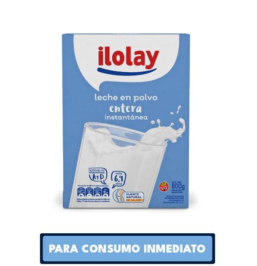 Sale Instant Powdered Whole Milk "Ilolay" - 800g / 1.76lb.