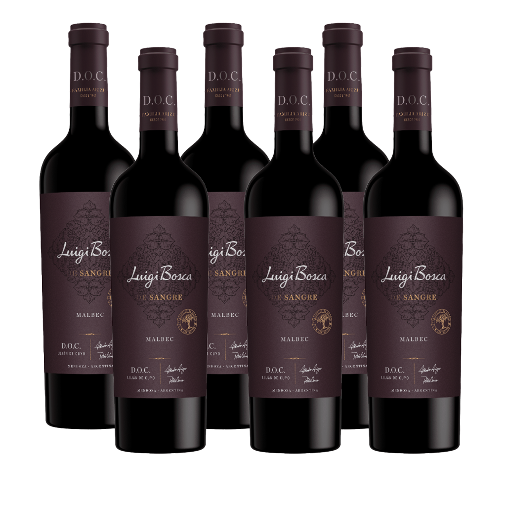 Luigi Bosca de Sangre DOC Malbec 750ml (6 bottles)