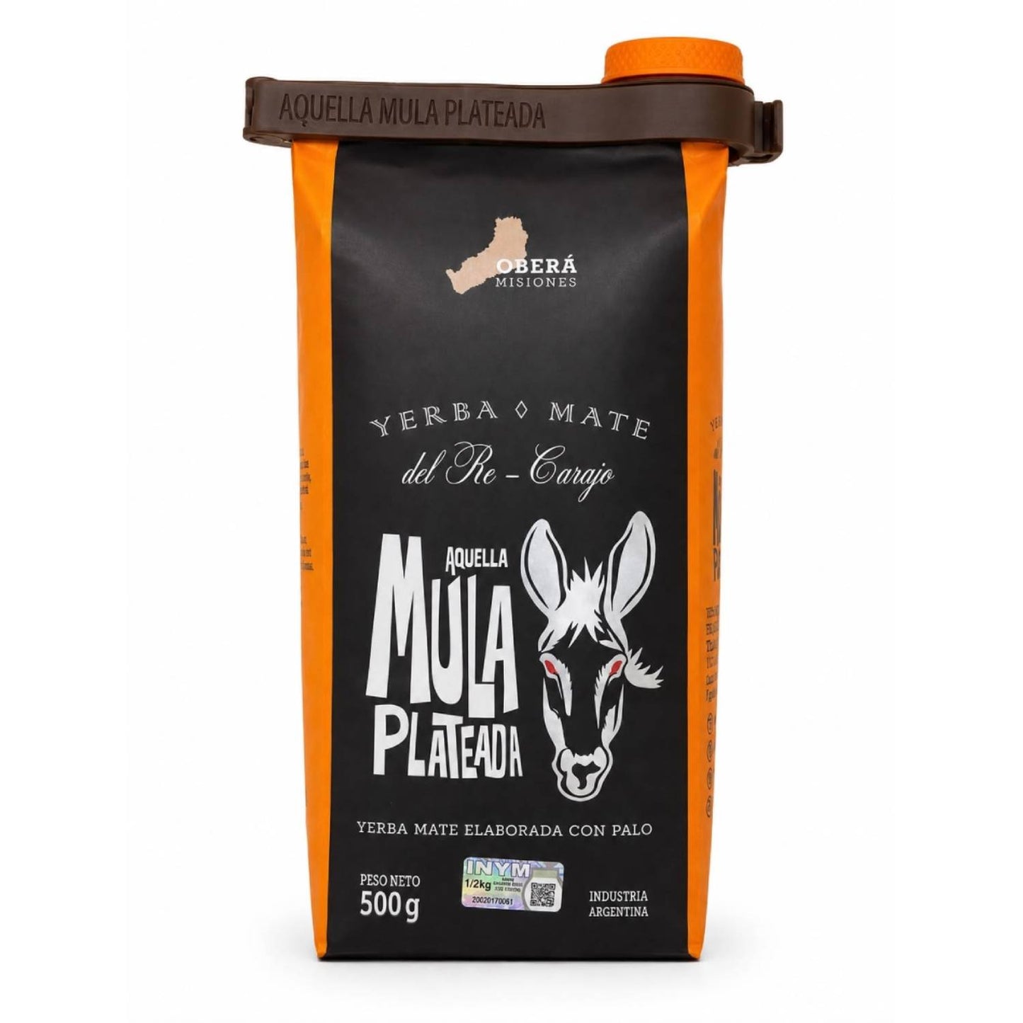 Mula Plateada Traditional Yerba Mate 500g + Clip