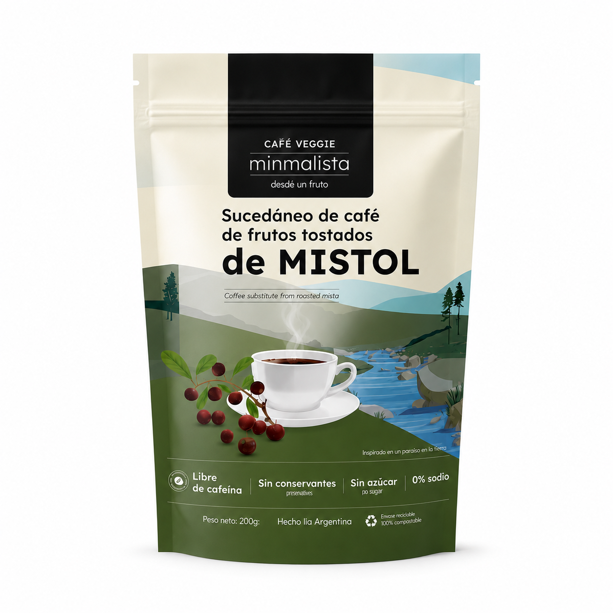 Minimalist Veggie Mistol Ground Coffee 200g | Argentine Ground Coffee