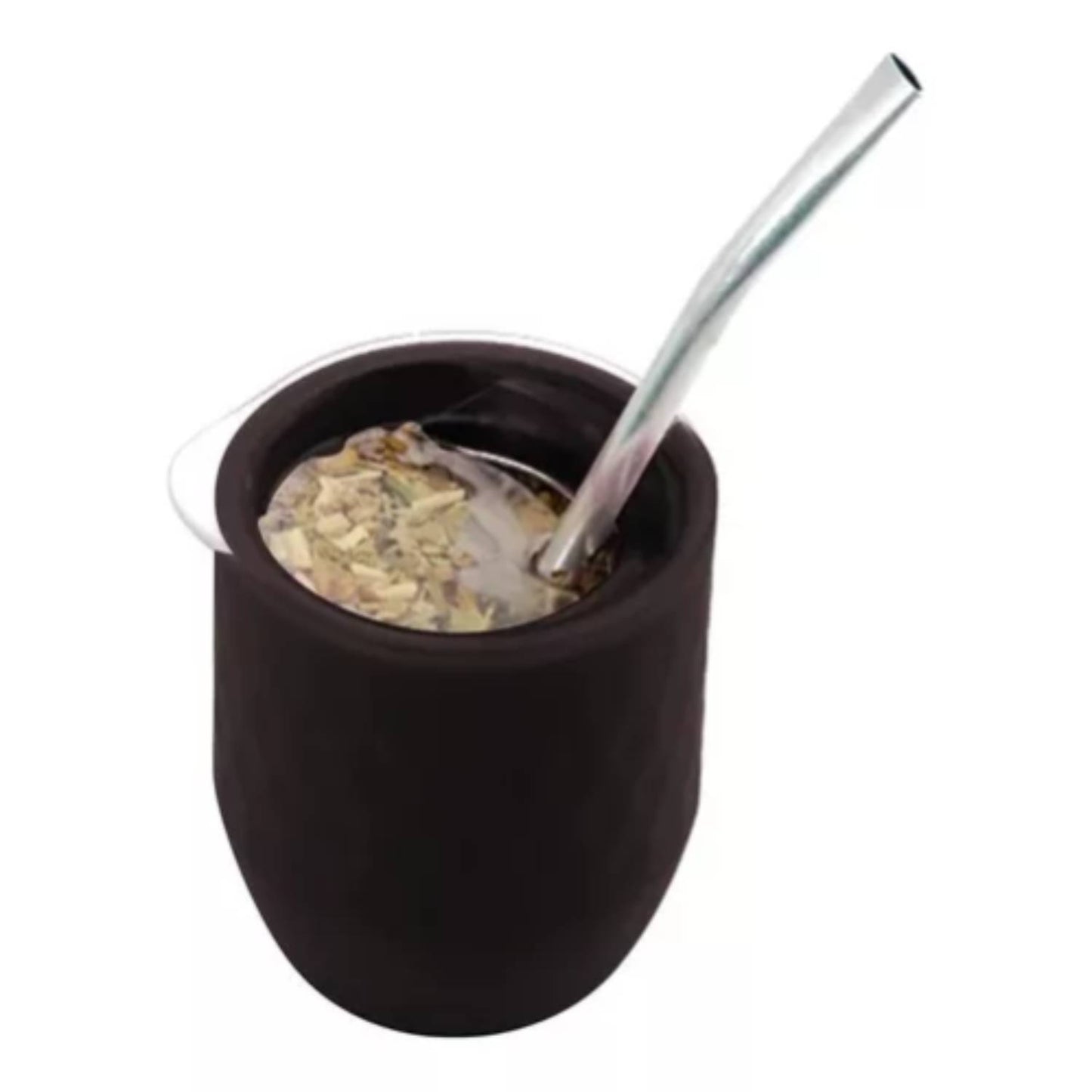Mate with Spill-Proof Lid and Straw | Argentine Mate Cup Set