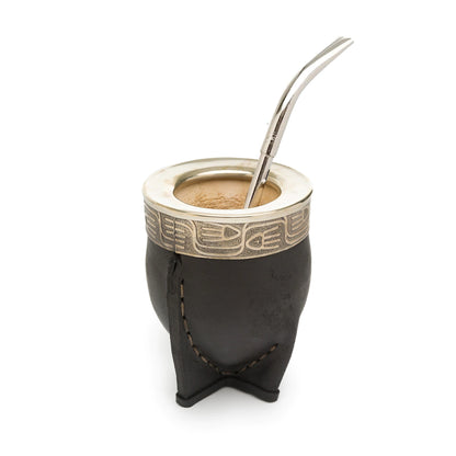 Imperial Norte Brown Leather Premium Mate with Alpaca & Steel Rim