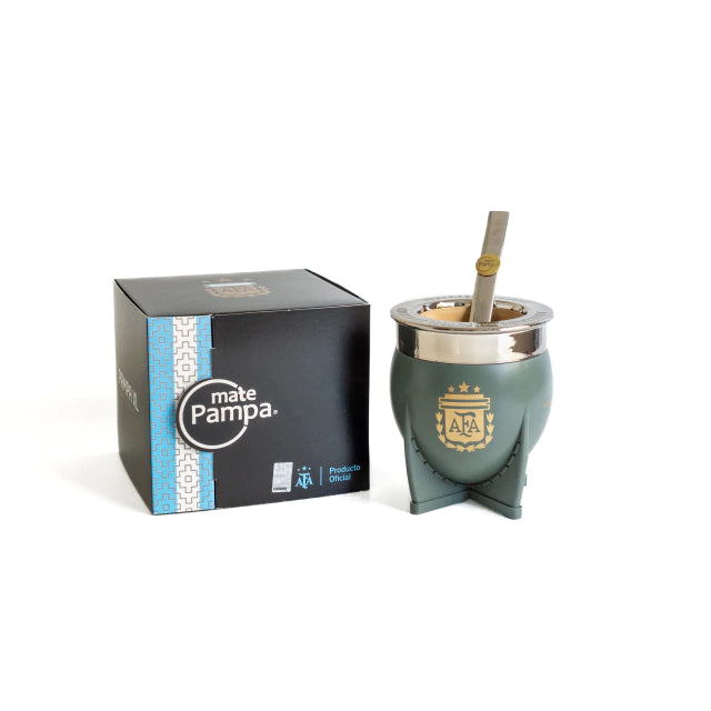 Argentina World Cup Champions Mate Set with Bombilla | The Argentino Argentina World Cup Champions Mate Set with Bombilla | The Argentino
