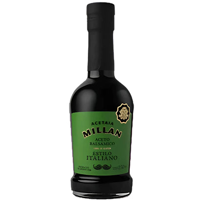 Millán Balsamic Vinegar Italian Style 250ml / 8.45 fl oz | Super Premium Aceto Balsámico