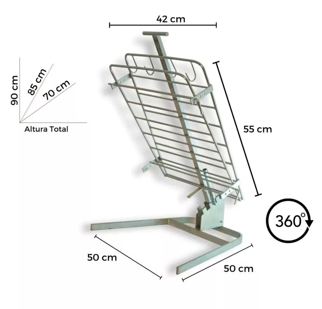 Cross Grill Stake Press Type - Todo para el Asador