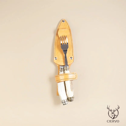 Ciervo Natural Antler Picnic Knife Set – Handcrafted Argentine Outdoor Cutlery