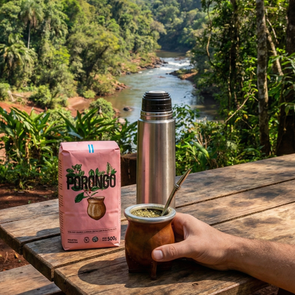 Porongo Certified Organic Yerba Mate Pink Bag 500 g