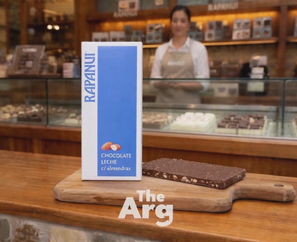 RapaNui Milk Chocolate with Almonds Bar 100 g / 3.5 oz