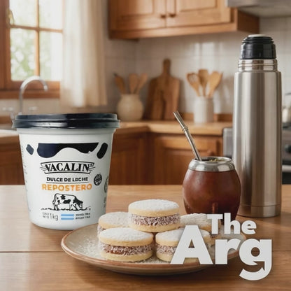 Vacalin Dulce de Leche Repostero 1kg (2.2 lb) | Argentine Baking Dulce de Leche