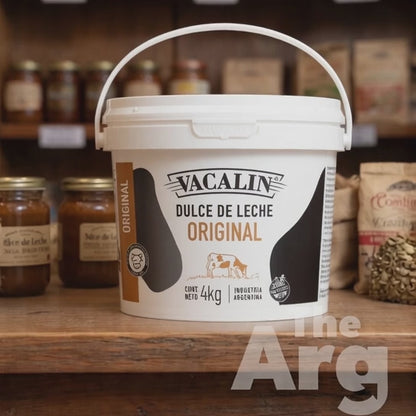 Dulce de Leche Vacalin Clásico Tradicional 4kg Formato Familiar