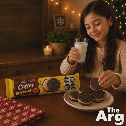 Cofler Choco Cookies Chocolate Cookies Filled with Bon o Bon Cream 85g